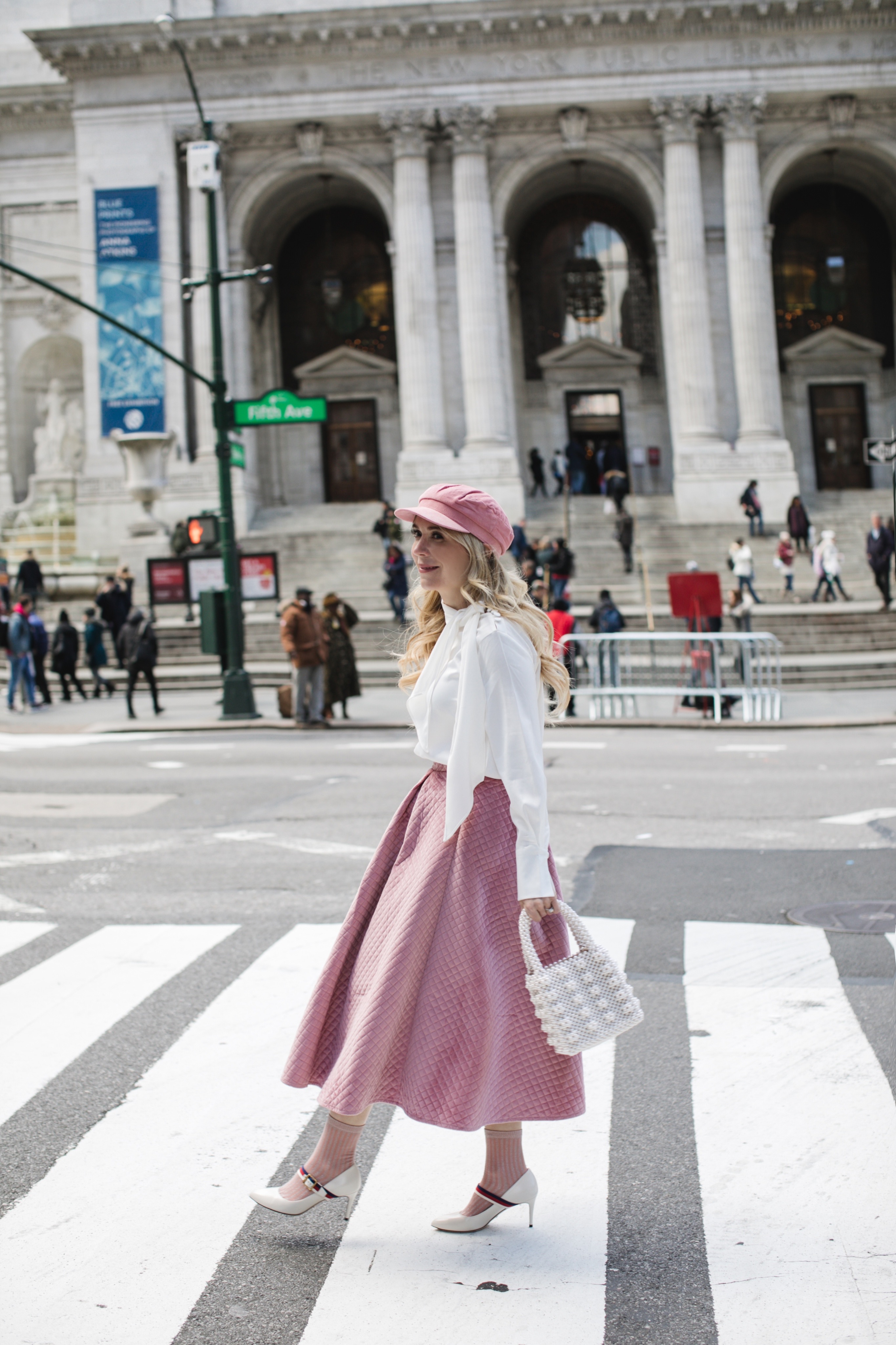 The Prettiest Pink Midi Skirt! | About The Outfits