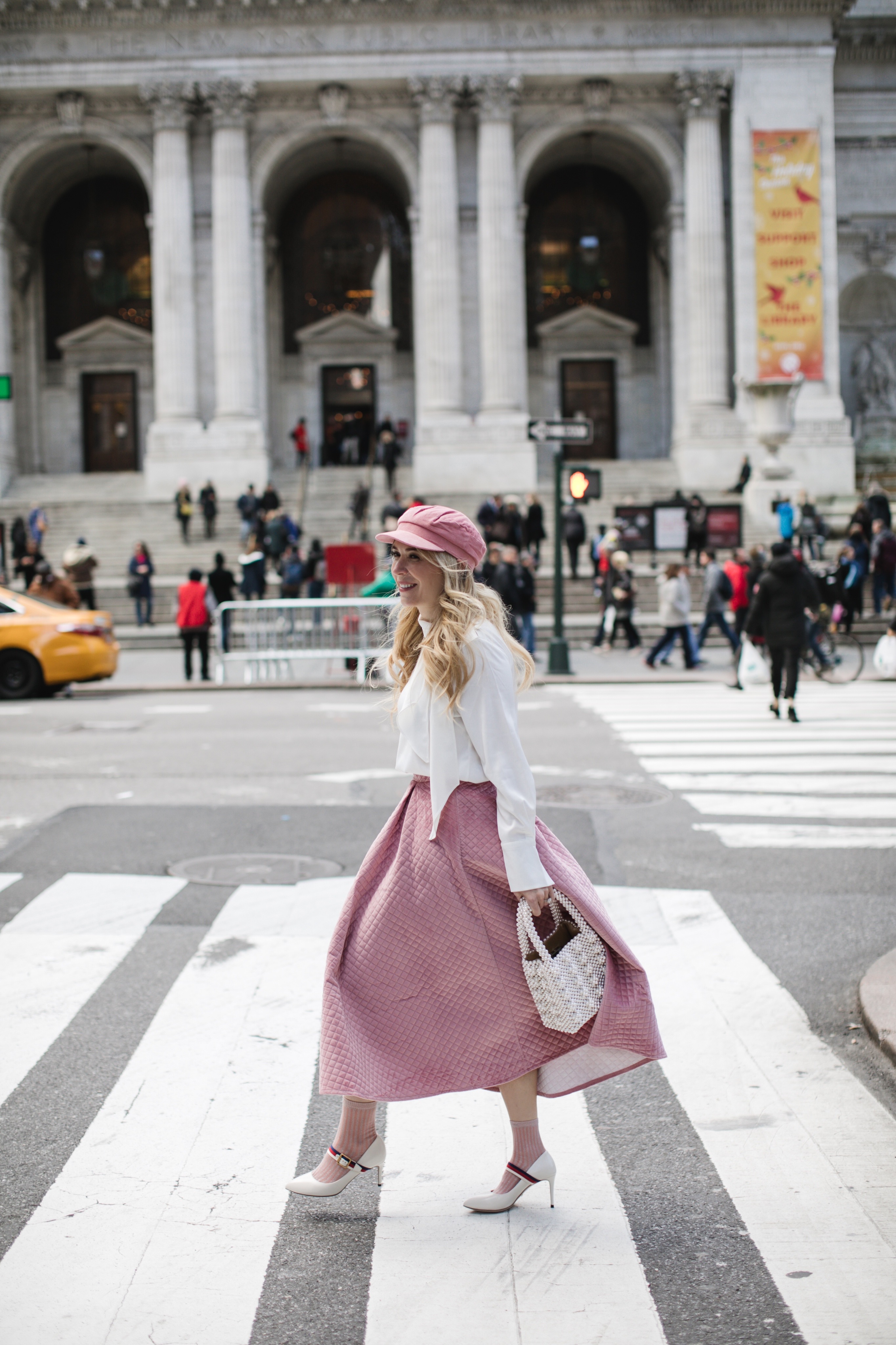 The Prettiest Pink Midi Skirt! | About The Outfits