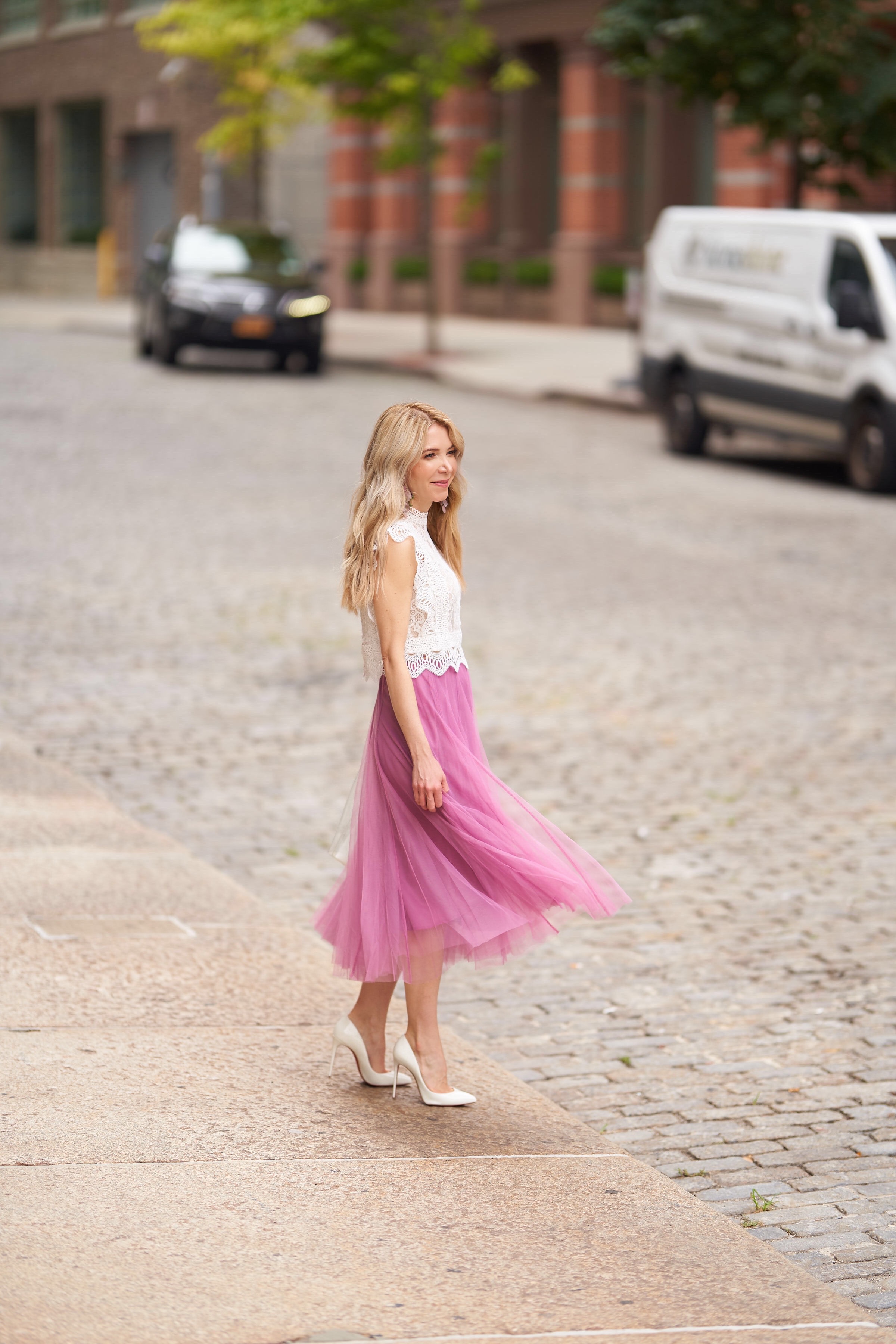 Chicwish, Skirts, Amore Tulle Midi Skirt In Pink