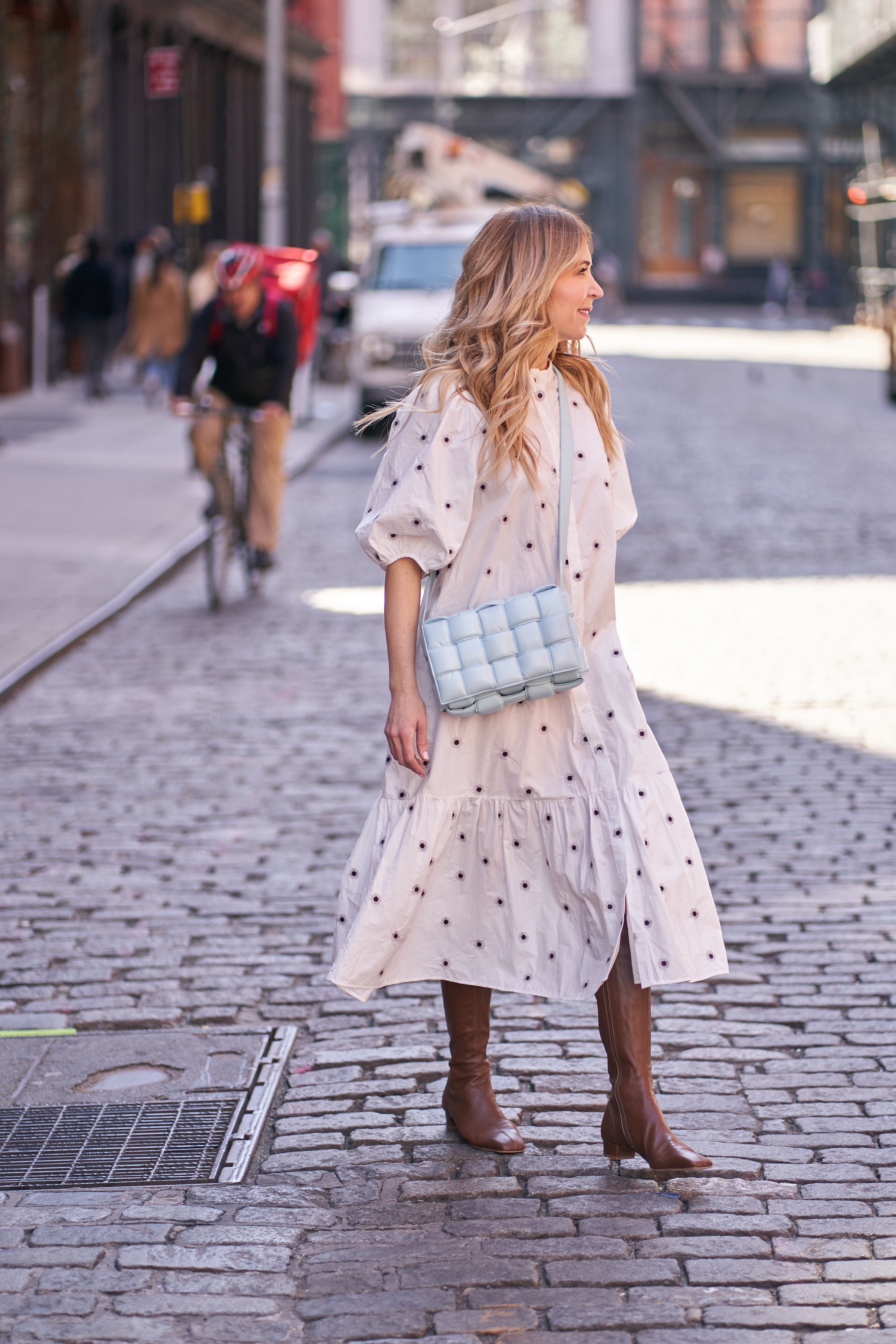 An Airy Spring Dress, My New Bottega Cassette, and Seasonal Sickness ...